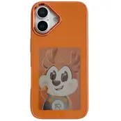 iPhone 17 Mobilskal NFC DIY Customized HD Smart E-Ink - Orange