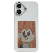iPhone 17 Mobilskal NFC DIY Customized HD Smart E-Ink - Vit