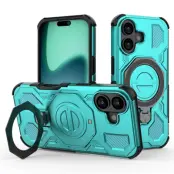 iPhone 17 Mobilskal Rotating Kickstand - Babyblå