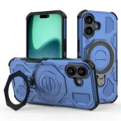 iPhone 17 Mobilskal Rotating Kickstand - Mörkblå