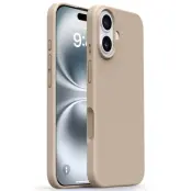 Mobilskal till iPhone 17 Silikon Microfiber Lining - Coffee