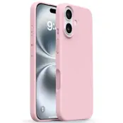 Mobilskal till iPhone 17 Silikon Microfiber Lining - Sakura Rosa