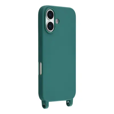 Mobilskal till iPhone 17 TPU med Hål för Rem - Grön