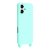 iPhone 17 Mobilskal TPU med Hål för Rem - Mintgrön