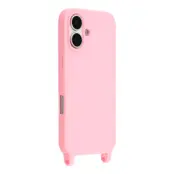 iPhone 17 Mobilskal TPU med Hål för Rem - Rosa