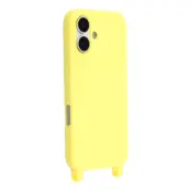 iPhone 17 Mobilskal TPU med Hål för Rem - Gul