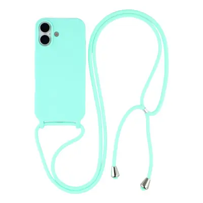 iPhone 17 Mobilskal TPU Shockproof med Lanyard - Mintgrön