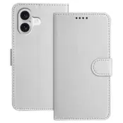 iPhone 17 Plånboksfodral Anti Drop - Silver