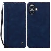 iPhone 17 Plånboksfodral med Rem Lines Pattern - Blå