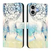 iPhone 17 Plånboksfodral Printing Pattern Med Strap