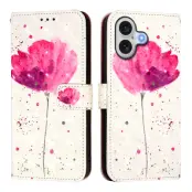 iPhone 17 Plånboksfodral Printing Pattern Med Strap