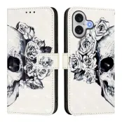 iPhone 17 Plånboksfodral Printing Pattern Med Strap