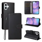 iPhone 17 Plånboksfodral RFID Blocking med Handledsrem - Svart