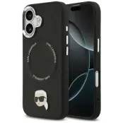 Karl Lagerfeld Mobilskal till iPhone 17 MagSafe Karl Pin - Svart
