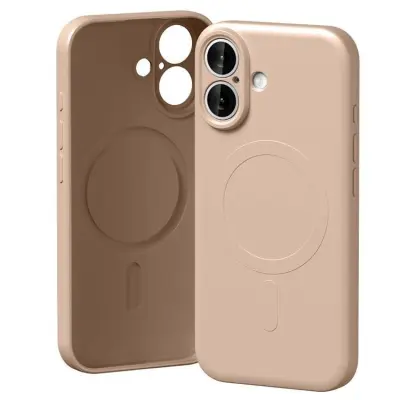 Mercury Mobilskal till iPhone 17 MagSafe Semi-Silicone - Rosa Sand