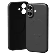 Mercury iPhone 17 Mobilskal MagSafe Semi-Silicone - Svart
