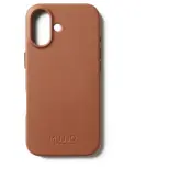 Mujjo Full Leather Case (iPhone 17) - Brun