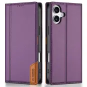 N.BEKUS iPhone 17 Plånboksfodral RFID Blocking P3 - Lila
