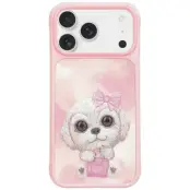 Nimmy iPhone 17 Mobilskal Big Eyed Pet 2.0 Dog - Rosa