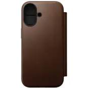 Nomad Modern Leather Folio (iPhone 17) - Brun