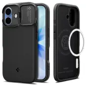 Spigen Mobilskal till iPhone 17 MagSafe Optik Armor - Svart