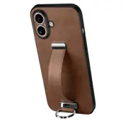 SULADA iPhone 17 Mobilskal Armband Kickstand Fashion - Brun