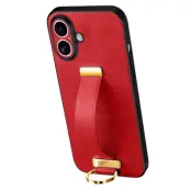 SULADA iPhone 17 Mobilskal Armband Kickstand Fashion - Röd