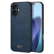 SULADA iPhone 17 Mobilskal PU-läder+TPU+PC - Blå