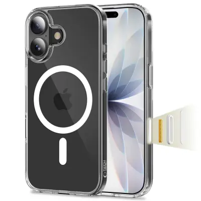 Tech-Protect Mobilskal till iPhone 17 Magsafe Flexair Hybrid - Clear