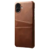Trolsk Leather Card Case (iPhone 17) - Svart
