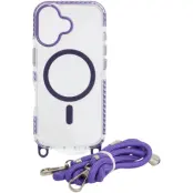Trolsk Mobilskal med MagSafe och Rem (iPhone 17) - Lila