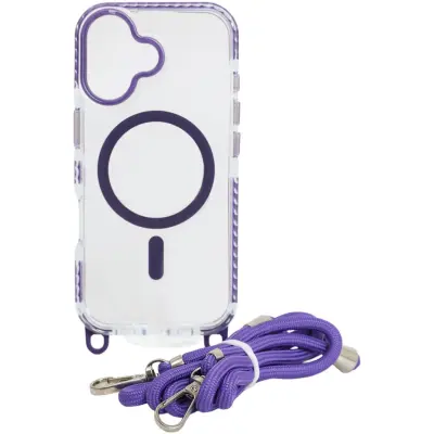 Trolsk Mobilskal med MagSafe och Rem (iPhone 17) - Svart