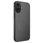 WANLONFENG iPhone 17 Mobilskal MagSafe Carbon Fiber TQ - Grå