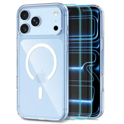 [2-Pack] Tech-Protect Mobilskal för iPhone 18 Pro Max MagSafe med Skärmskydd