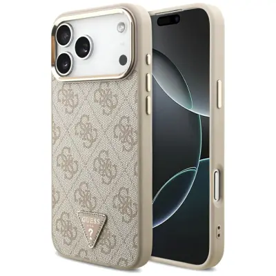 Guess iPhone 18 Pro Max/17 Pro Max Mobilskal MagSafe 4G Triangle Logo