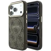 Guess iPhone 18 Pro Max/17 Pro Max Mobilskal MagSafe Embossed 4G Ring Classic