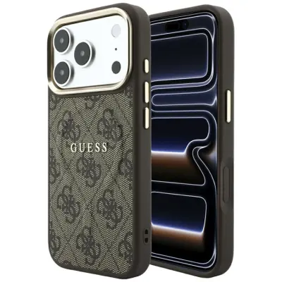 Guess iPhone 18 Pro Max/17 Pro Max Mobilskal MagSafe Embossed 4G Ring Classic