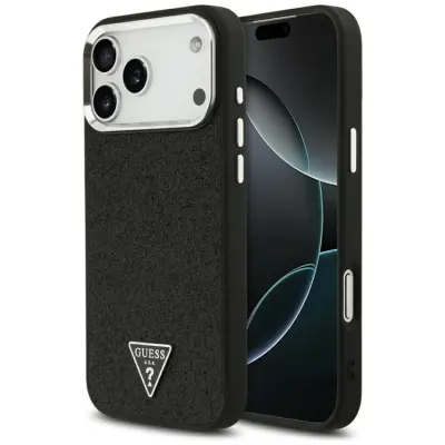 Guess iPhone 18 Pro Max/17 Pro Max Mobilskal MagSafe Glitter Triangle Logo