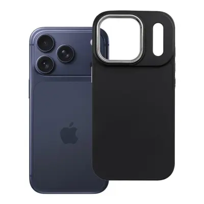 Mobilskal För iPhone 18 Pro Max/17 Pro Max Frame - Svart