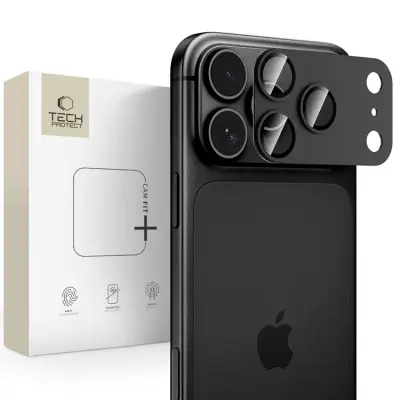 Tech-Protect Härdat Glas Kameraskydd För iPhone 18 Pro Max Camfull Fit Plus