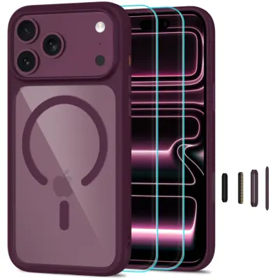 Tech-Protect Mobilskal För iPhone 18 Pro Max Magsafe med Skärmskydd Magone