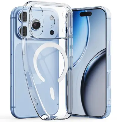 Tech-Protect Mobilskal För iPhone 18 Pro Max/17 Pro Max Magsafe Flexair - Clear