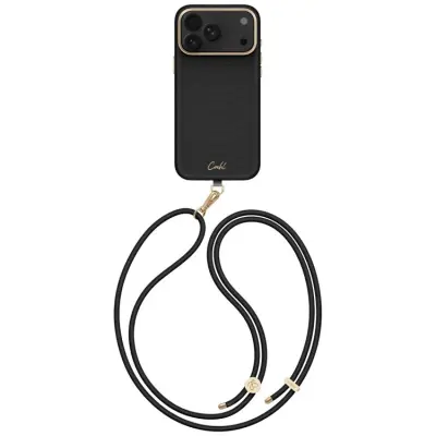 UNIQ Mobilskal För iPhone 18 Pro Max/17 Pro Max Coehl Mirelle - Svart