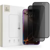 [2-Pack] Tech-Protect Härdat Glas Skärmskydd för iPhone 18 Pro Spy Plus