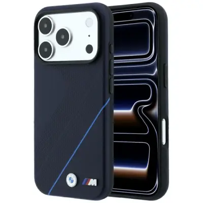 BMW Mobilskal För iPhone 18 Pro/17 Pro Magsafe M Tire Track Blue Line