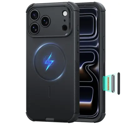 ESR Mobilskal För iPhone 18 Pro/17 Pro Magsafe Cyber Tough - Svart