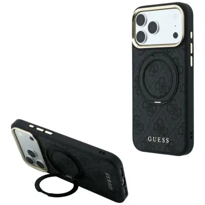 Guess Mobilskal För iPhone 18 Pro/17 Pro Magsafe Ringstativ 360 4G