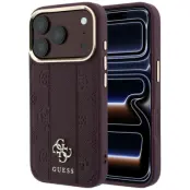 Guess Mobilskal För iPhone 18 Pro/17 Pro Magsafe Stripe Peony 4G Logo