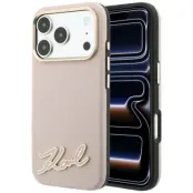 Karl Lagerfeld Mobilskal För iPhone 18 Pro/17 Pro Magsafe Grained Resin