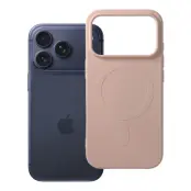 Mobilskal för iPhone 18 Pro Magsafe Silikon Big Hole - Rosa